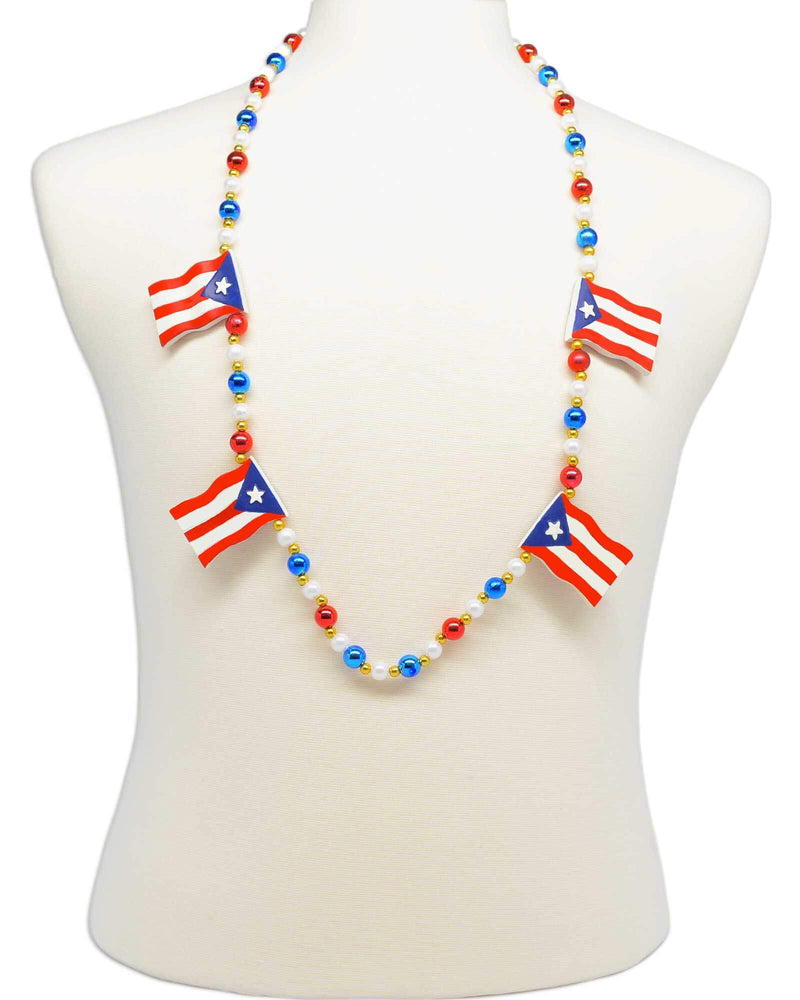 Map-Flag Necklace – Puerto Rican Pride